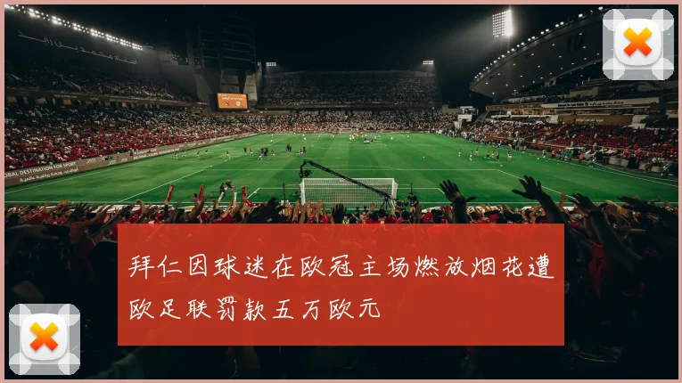 拜仁因球迷在欧冠主场燃放烟花遭欧足联罚款五万欧元