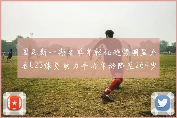 国足新一期名单年轻化趋势明显九名U23球员助力平均年龄降至264岁