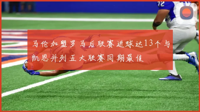 马伦加盟罗马后联赛进球达13个与凯恩并列五大联赛同期最佳